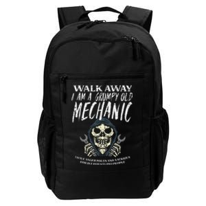 Walk Away Im Grumpy Old Mechanic Funny Garage Grandpa Daily Commute Backpack