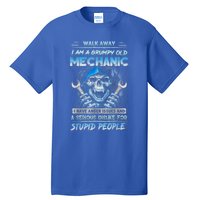 Walk Away I Am A Grumpy Old Mechanic I Have Anger Issues Tall T-Shirt