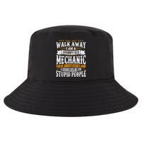 Walk Away I Am A Grumpy Old Mechanic I Have Anger Issues Cool Comfort Performance Bucket Hat