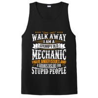 Walk Away I Am A Grumpy Old Mechanic I Have Anger Issues PosiCharge Competitor Tank