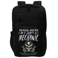 Walk Away Im Grumpy Old Mechanic Impact Tech Backpack