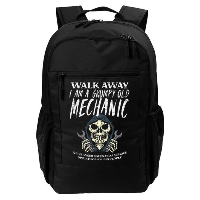 Walk Away Im Grumpy Old Mechanic Daily Commute Backpack