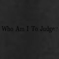 Who Am I To Judge Quote Design Beanie