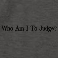 Who Am I To Judge Quote Design Vector Backpack