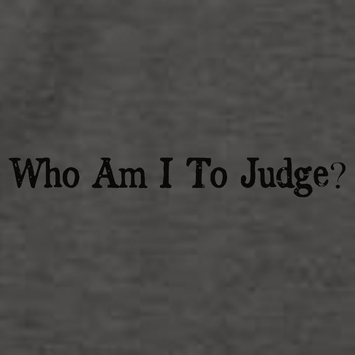 Who Am I To Judge Quote Design Vector Backpack