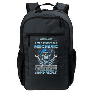 Walk Away I Am A Grumpy Old Mechanic I Have Anger Issues Daily Commute Backpack