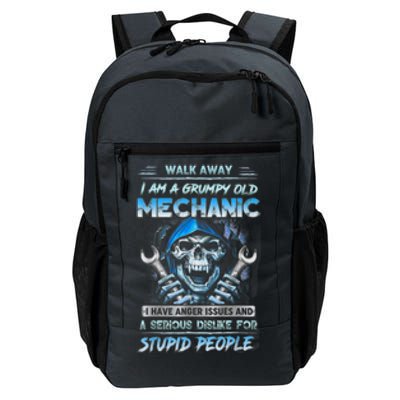 Walk Away I Am A Grumpy Old Mechanic I Have Anger Issues Daily Commute Backpack