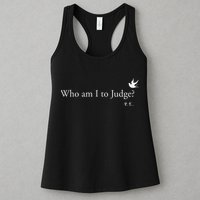 Who Am I To Judge Womens Tank Top