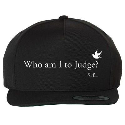 Who Am I To Judge Wool Snapback Cap