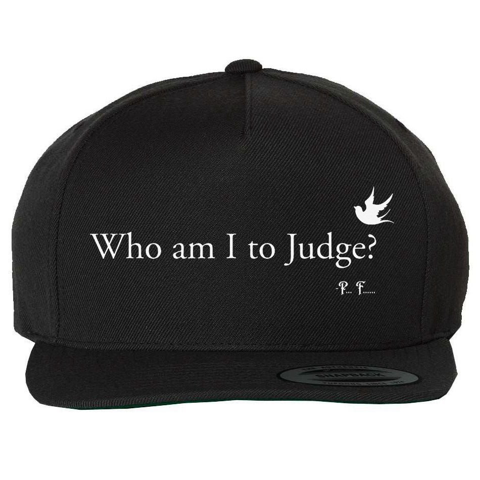Who Am I To Judge Wool Snapback Cap