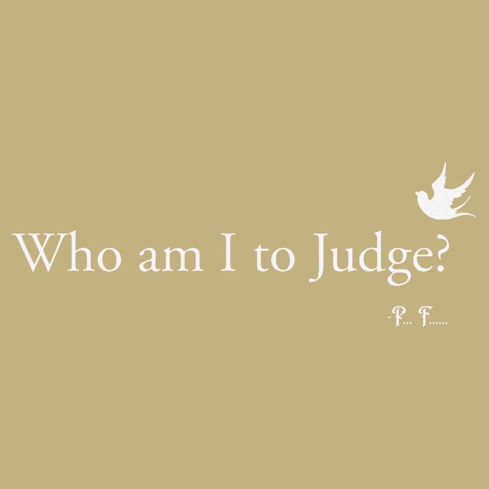 Who Am I To Judge Cooling Performance Crew T-Shirt