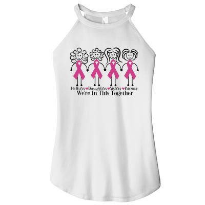 We Are In Together Family Friends Breast Cancer Awareness Women’s Perfect Tri Rocker Tank