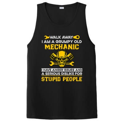 Walk Away I Am A Grumpy Old Mechanic I Have Anger Issues PosiCharge Competitor Tank