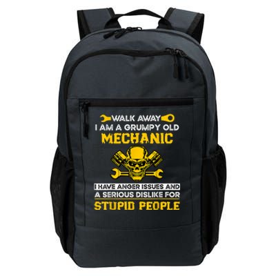 Walk Away I Am A Grumpy Old Mechanic I Have Anger Issues Daily Commute Backpack