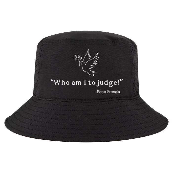 Who Am I To Judge For Christian Cool Comfort Performance Bucket Hat