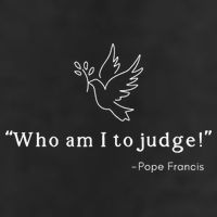 Who Am I To Judge For Christian Garment-Dyed Fleece Hoodie