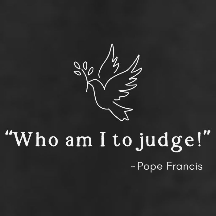 Who Am I To Judge For Christian Garment-Dyed Fleece Hoodie