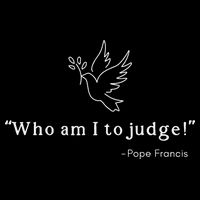 Who Am I To Judge For Christian Backpack