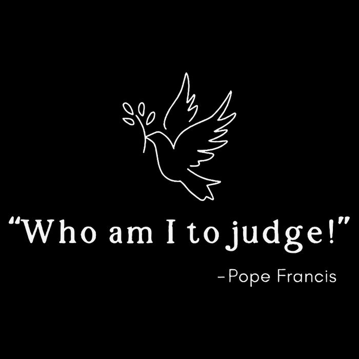Who Am I To Judge For Christian Backpack