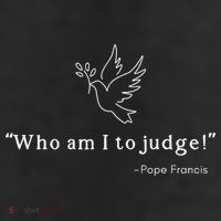 Who Am I To Judge For Christian Beanie