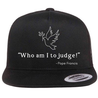 Who Am I To Judge For Christian Flatbill Hat