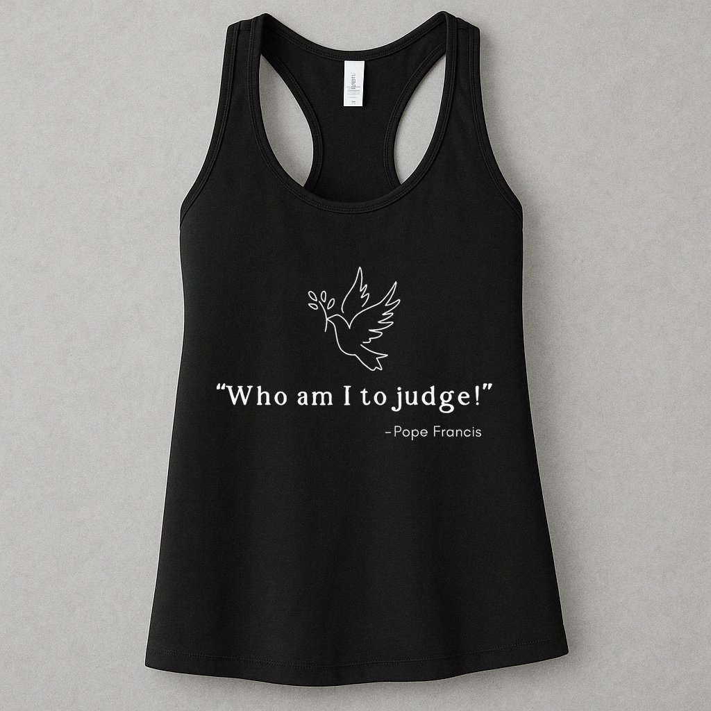 Who Am I To Judge For Christian Womens Tank Top