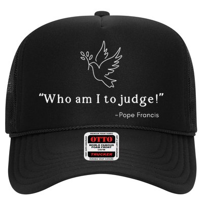 Who Am I To Judge For Christian Trucker Hat