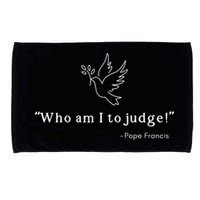 Who Am I To Judge For Christian Microfiber Hand Towel