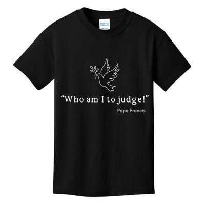 Who Am I To Judge For Christian Kids T-Shirt