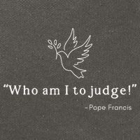 Who Am I To Judge For Christian Cotton Canvas Backpack
