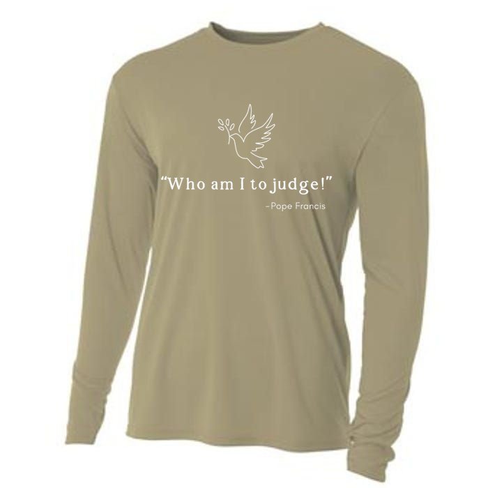 Who Am I To Judge For Christian Cooling Performance Long Sleeve Crew