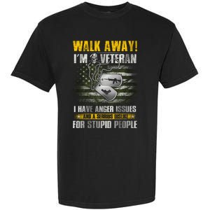 Walk Away! I'm A Veteran Amy Garment-Dyed Heavyweight T-Shirt