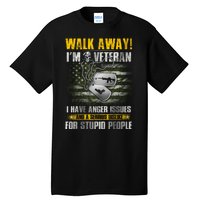 Walk Away! I'm A Veteran Amy Tall T-Shirt