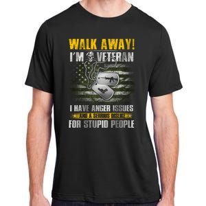 Walk Away! I'm A Veteran Amy Adult ChromaSoft Performance T-Shirt