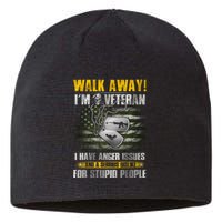 Walk Away! I'm A Veteran Amy Sustainable Beanie