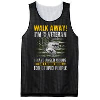 Walk Away! I'm A Veteran Amy Mesh Reversible Basketball Jersey Tank