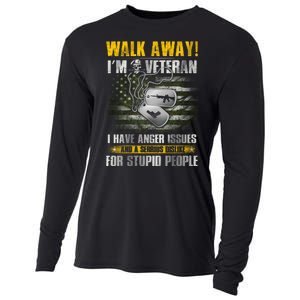 Walk Away! I'm A Veteran Amy Cooling Performance Long Sleeve Crew