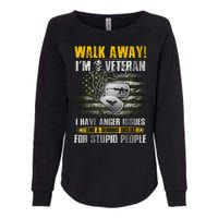 Walk Away! I'm A Veteran Amy Womens California Wash Sweatshirt