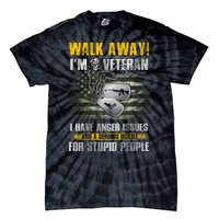 Walk Away! I'm A Veteran Amy Tie-Dye T-Shirt