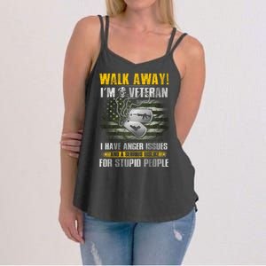 Walk Away! I'm A Veteran Amy Women's Strappy Tank