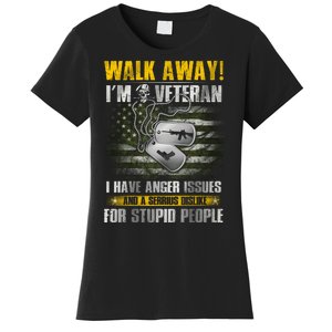 Walk Away! I'm A Veteran Amy Women's T-Shirt