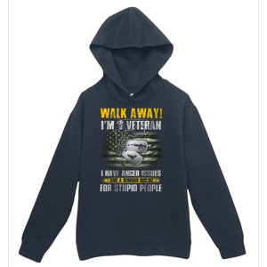 Walk Away! I'm A Veteran Amy Urban Pullover Hoodie