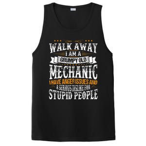 Walk Away I Am A Grumpy Old Mechanic I Have Anger Issues PosiCharge Competitor Tank