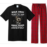 Walk Away I Am A Grumpy Old Man I Love Dogs More Than Humans Pajama Set