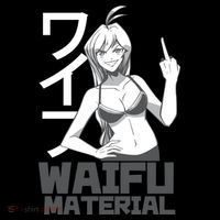 Waifu Material Anime Funny Flatbill Hat