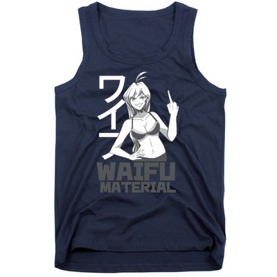 Waifu Material Anime Funny Tank Top