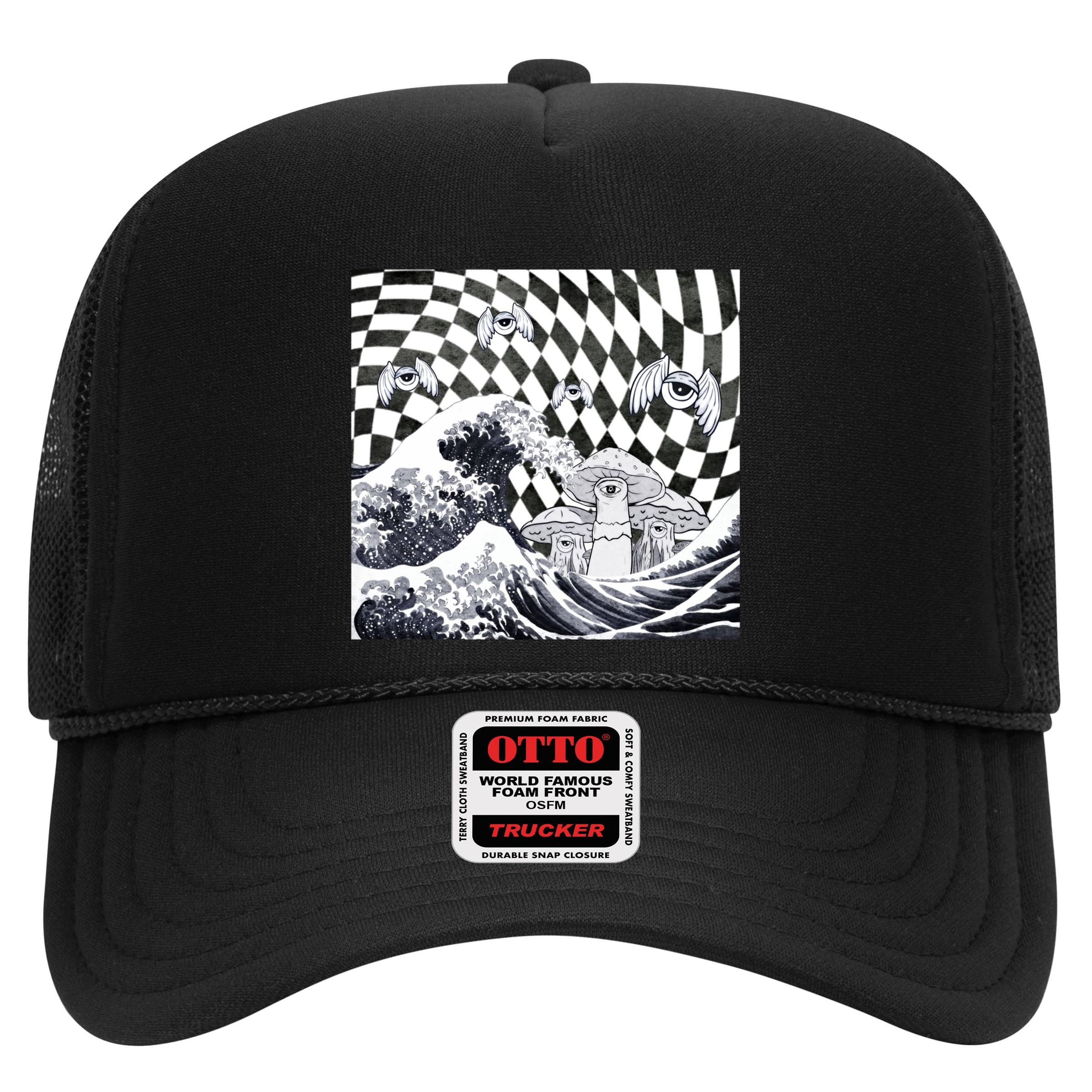 Weirdcore Aesthetic Japanese The Great Wave Off Kanagawa Gift Hat
