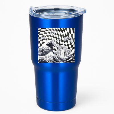 Weirdcore Aesthetic Japanese The Great Wave Off Kanagawa Gift Tumbler