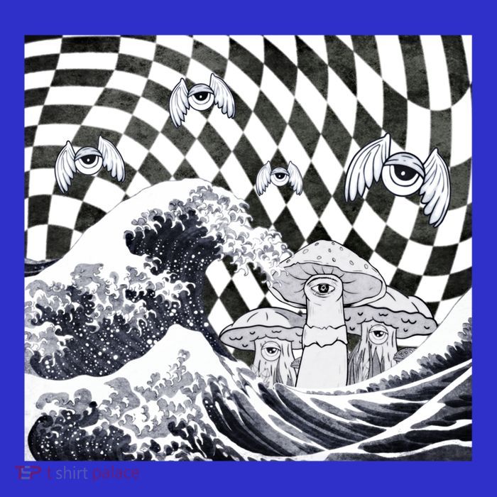 Weirdcore Aesthetic Japanese The Great Wave Off Kanagawa Gift Tank Top