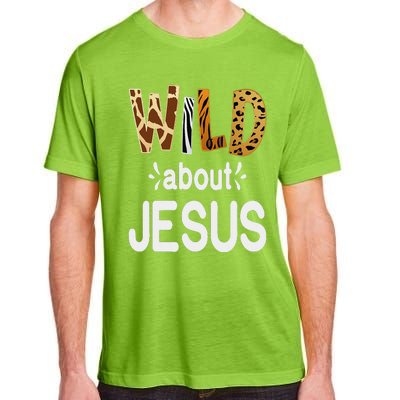 Wild About Jesus Christian And Jesus Believer Adult ChromaSoft Performance T-Shirt